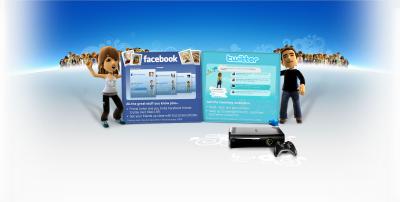 Facebook y Twitter en Xbox el 17 Noviembre